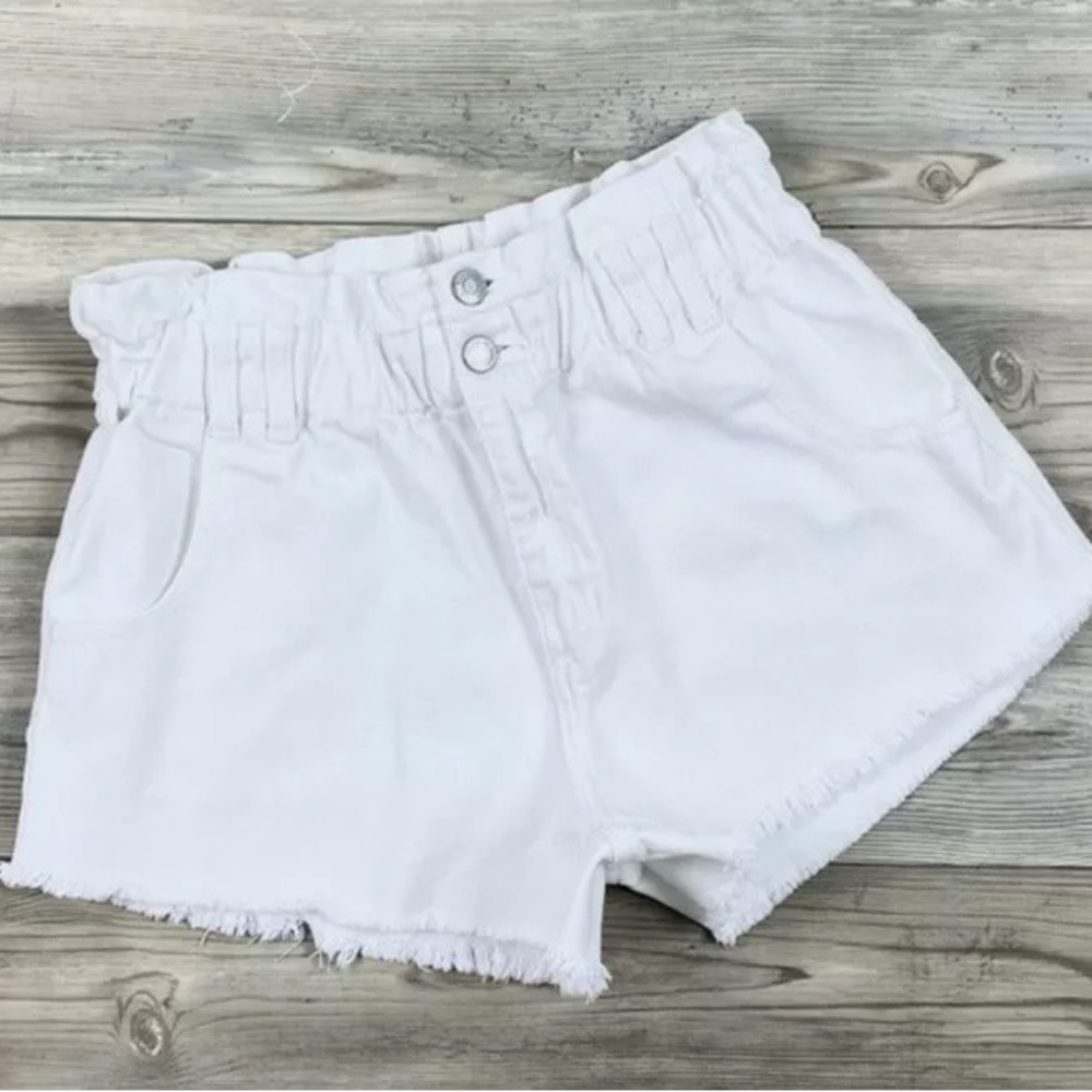 PacSun Paperbag High Waist Denim Shorts